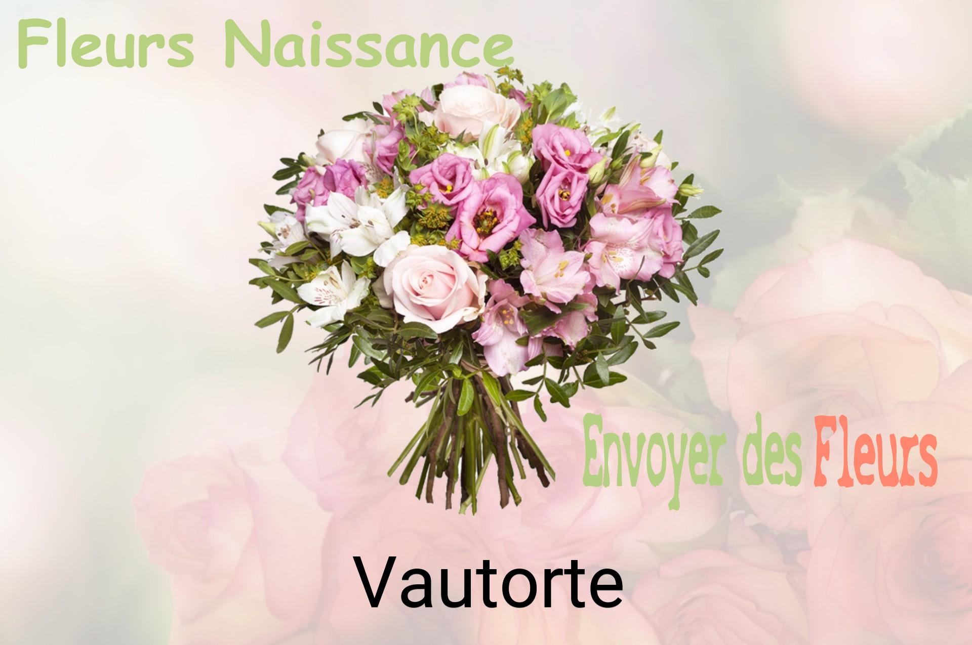 Bouquet de fleurs de naissance livré à Vautorte